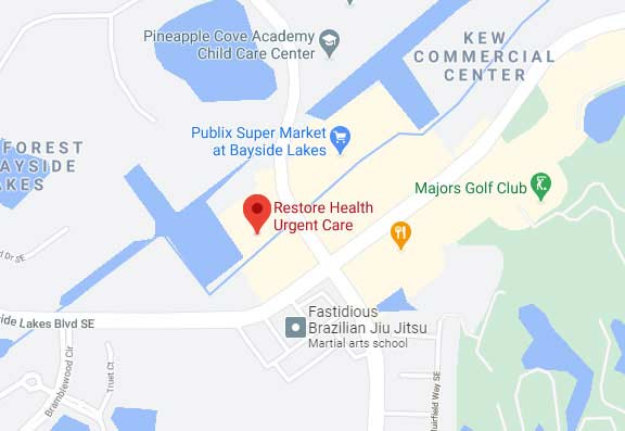 Get Directions to Restore Health Urgent Care in Palm Bay, FL