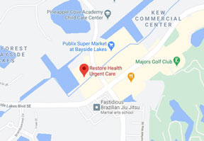 Directions to Urgent Care Clinic in Palm Bay, FL on 1840 Eldron Blvd SE, 32909